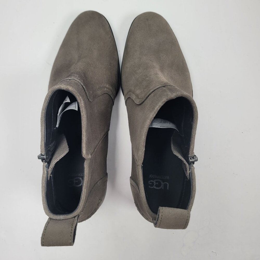 UGG Aureo Women's Slate Gray Zip Ankle Boots S/N 1103725 US Size 9 - Picture 5 of 8